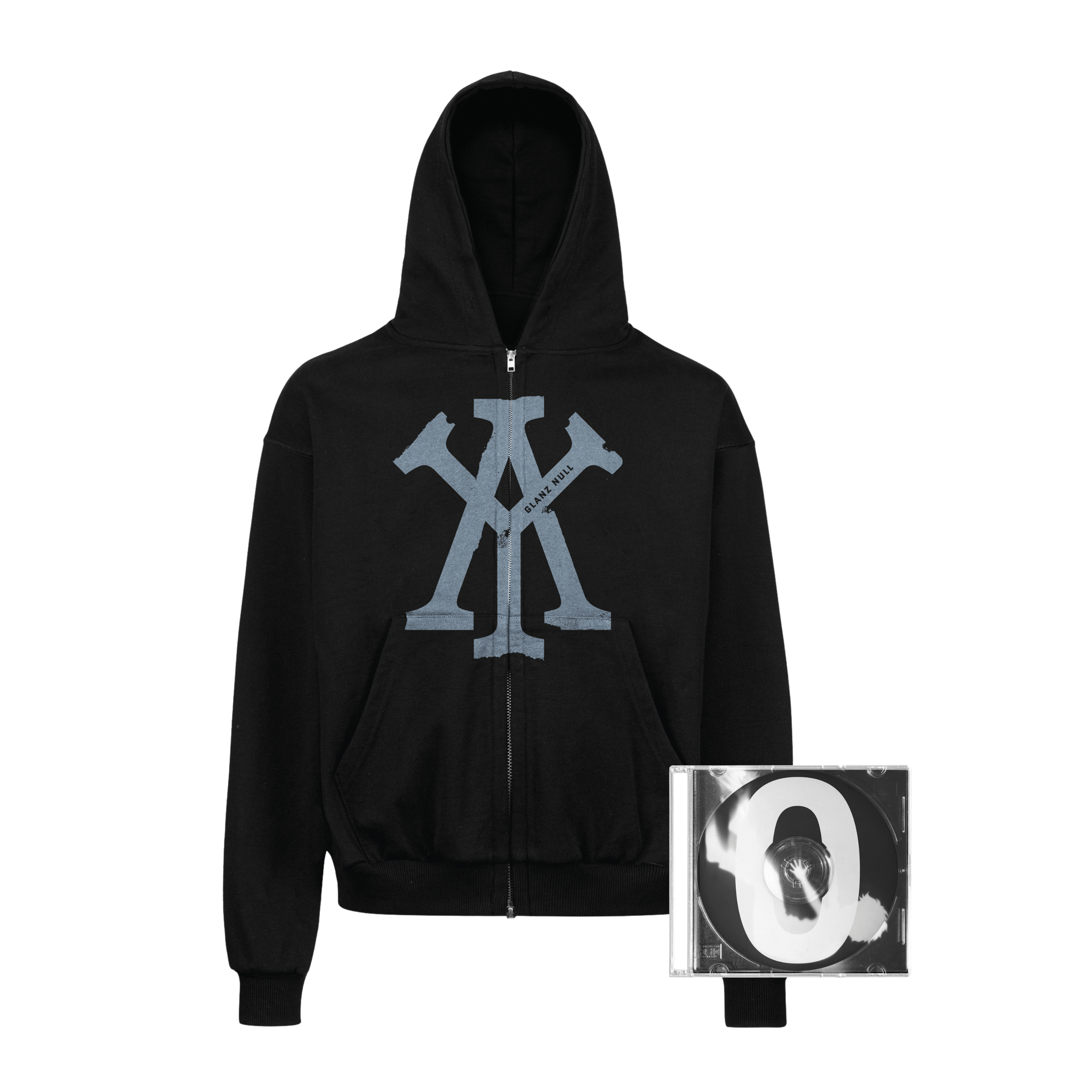 Apsilon Glanz Null CD & Apsilon Hooded Zip Jacke (schwarz) 434155